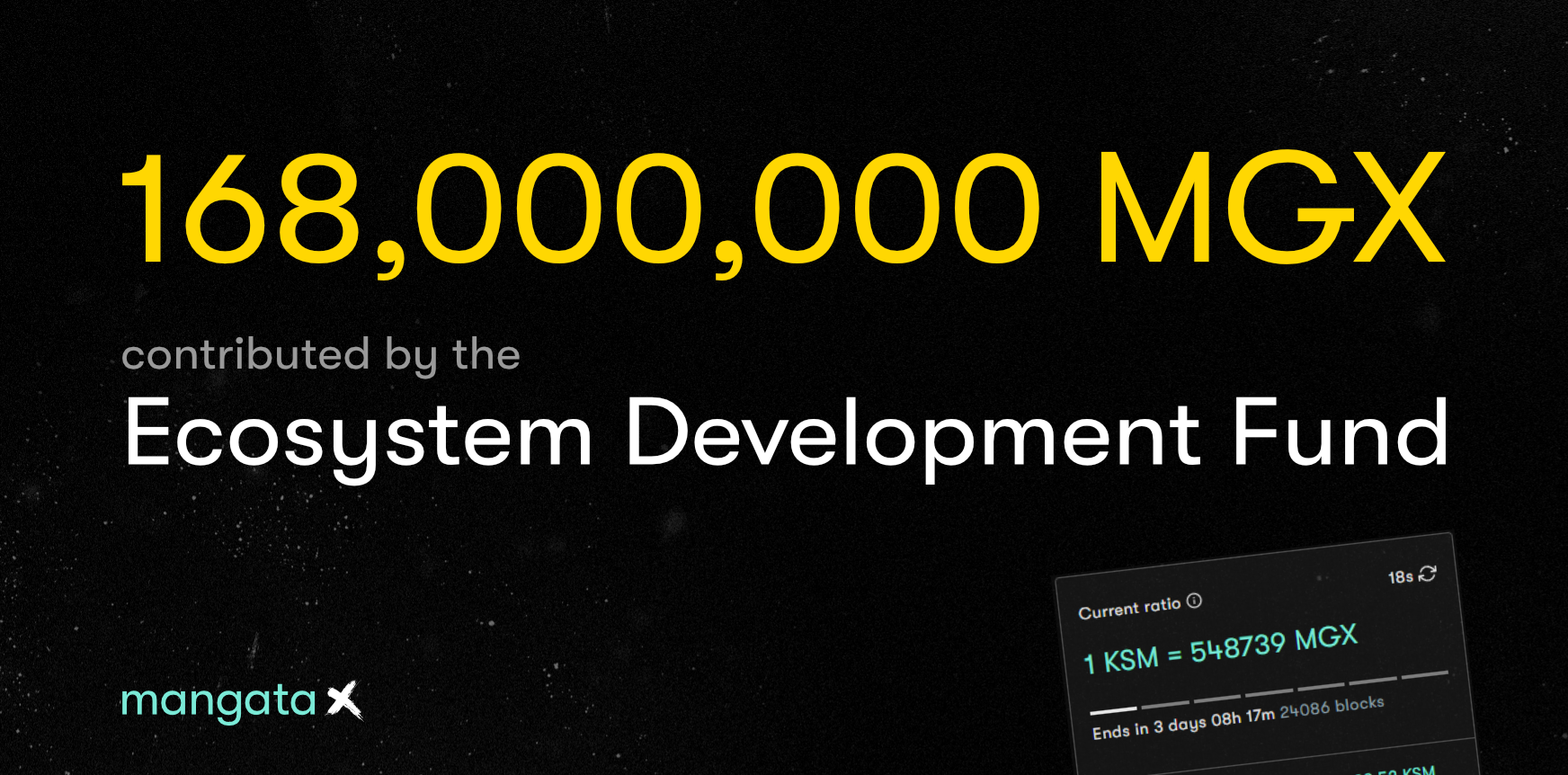 Liquidity Bootstrap Live: 168 Million MGX up for Grabs