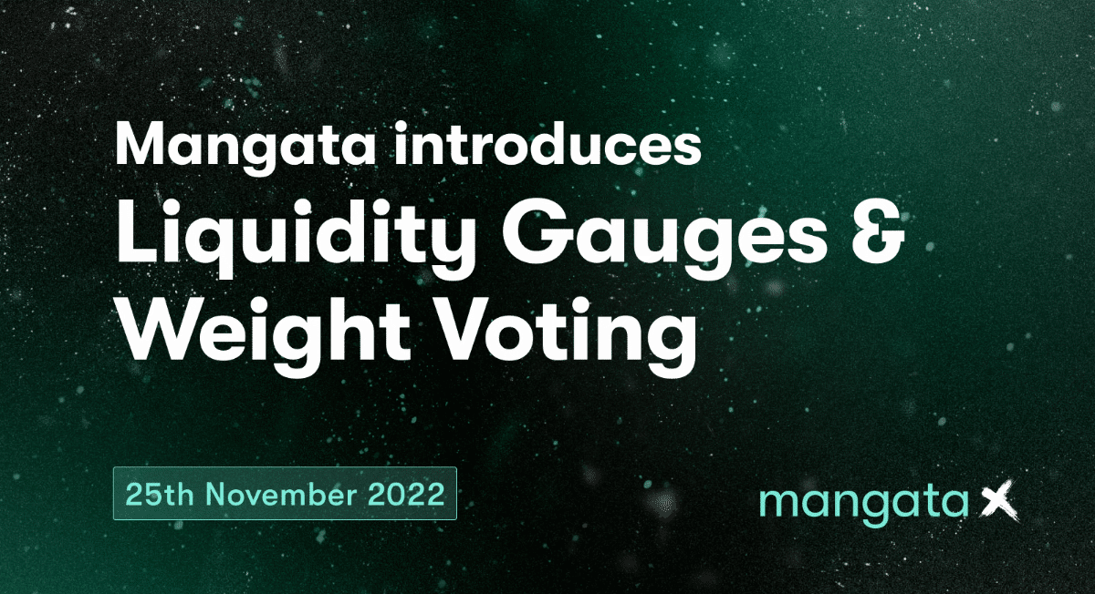 Mangata introduces Liquidity Gauges and Weight Voting to Polkadot
