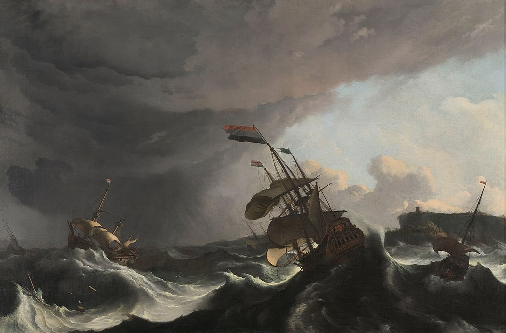 **[Ludolf Bakhuizen: Warships in a Heavy Storm](), ca. 1695**